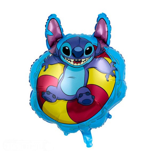 Шар (28"/71 см) Фигура, Монстрик, Синий, 1 шт.