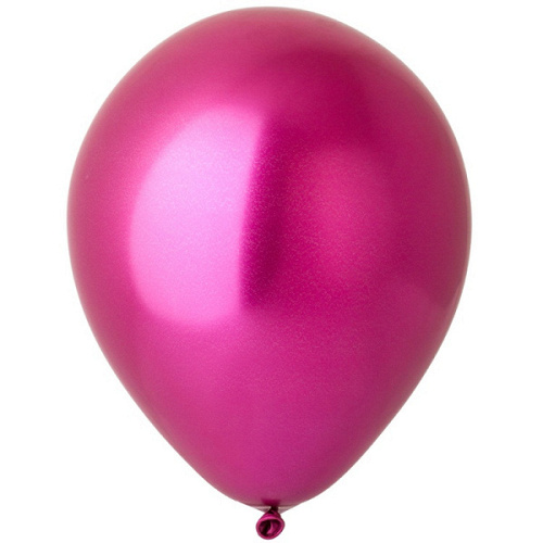 Шар (10"/25см) Фуксия Хром СШ