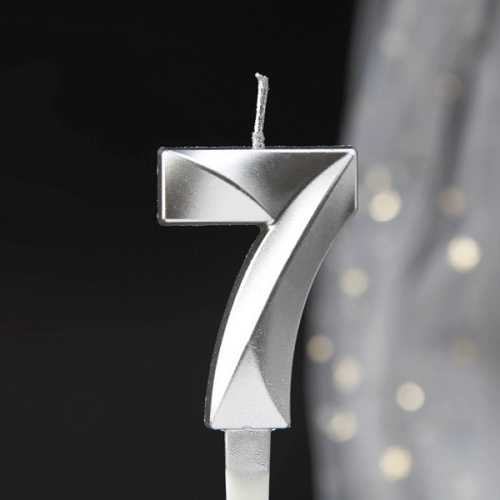 Свеча, 7  грани, Серебро, 1 шт.