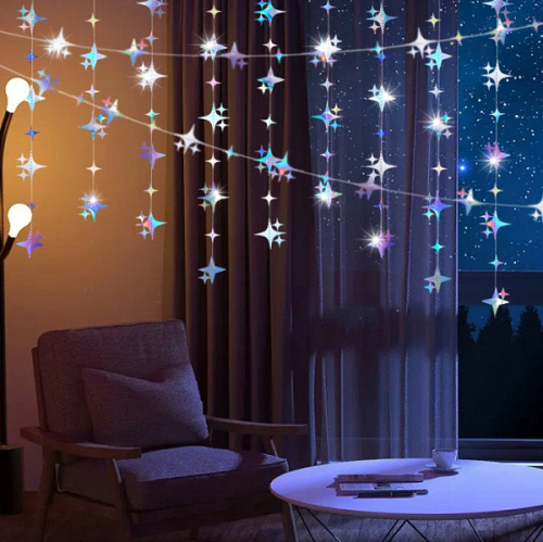 Гирлянда-подвеска, Звездное Небо, 400 см, 1 уп.