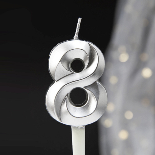 Свеча, 8  грани, Серебро, 1 шт.