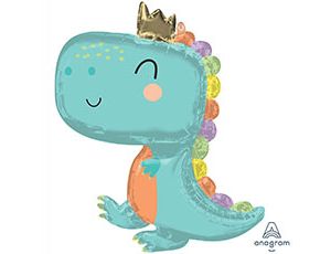 A Шар (31"/79 см) Фигура, Динозаврик, Малыш, 1 шт. в уп.