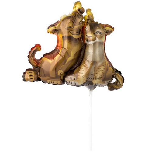 A Шар (11"/28 см) Мини-фигура, Король Лев, Симба и Нала, 1 шт.