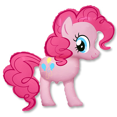 Шар (40''/102 см) Фигура, My Little Pony, Лошадка Пинки Пай, 1 шт. в уп. (ОРР)